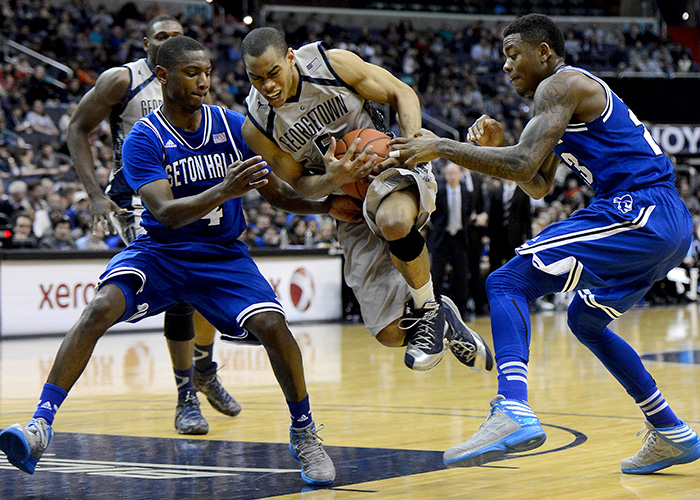 Photo of Georgetown basketball guard Markel Starks.